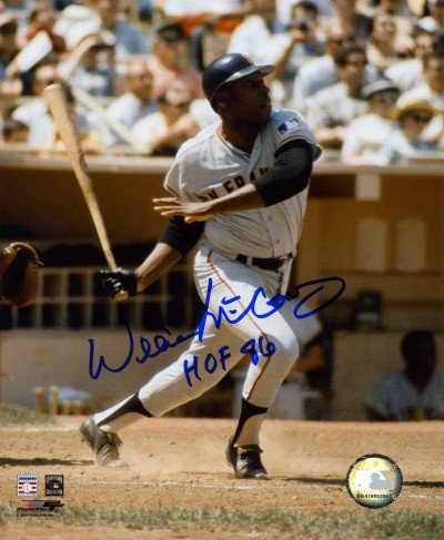 Willie McCovey Autographed/Hand Signed San Francisco Giants 8x10 Photo with HOF 86 Inscription