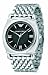 Emporio Armani Gents Stainless Steel Bracelet Watch with Black Dial