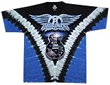 Liquid Blue Men's Aerosmith Guitar Short Sleeve Tee,Multi,Medium