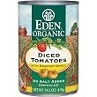 Eden Organic Diced Tomatoes with Roasted Onion, 14.5-Ounce Cans (Pack of 12)