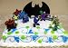 DC Marvel Comic Super Hero Batman 12 Piece Birthday Cake Topper Set Featuring 5 Batman and Villian F