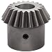 Boston Gear HL156YP Bevel Gear, 2:1 Ratio, 1.000" Bore, 8 Pitch, 20 Teeth, Steel