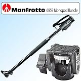 Manfrotto 685B Monopod Bundle With Manfrotto 234 Top-Swivel 90 Degree Tilt Head (Was 3232)