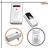 Türklingel - Plug In - Steckdose + Blinklicht / Typ DB290, 75 Meter ! Schnurlose Klingel!