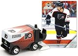 Philadelphia Flyers 2006 1:50 Scale Diecast Zamboni with Peter Forsberg Upper Deck Trading Card Hockey Collectible Car
