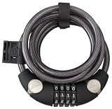 Avenir Combo Cable Lock (10mm x 6ft)