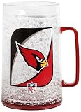 NFL Arizona Cardinals Monster Freezer Mug - 36 Ounce 4 Pack