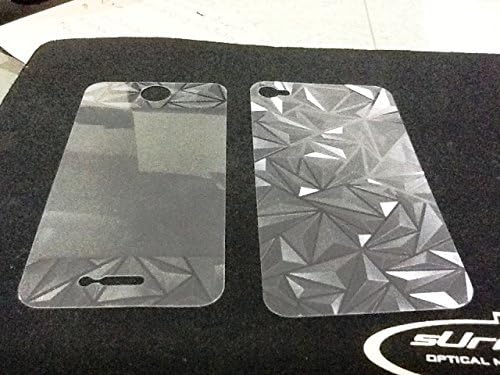 Screen Protector for Iphone 4s 3d Triangle Diamond Premium (Front and Back)