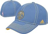 Denver Nuggets Striped White Knit Hat
