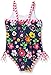 Pink Platinum Girls' Floral One Piece Swimsuit