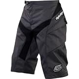 Troy Lee Designs Moto Men's Short MX Motorcycle Pants w/ Free B&F Heart Sticker Bundle - Gray Herringbone / Sz. 30