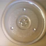 Produkt-Bild: Mikrowellenteller / Drehteller / Glasteller f&uuml;r Mikrowelle # ersetzt privileg Mikrowellenteller # Durchmesser &Oslash; 27,0 cm / 270 mm # Ersatzteller # Ersatzteil f&uuml;r die Mikrowelle # Ersatz-Drehteller # OHNE Drehring # OHNE Drehkreuz # OHNE Mitnehmer