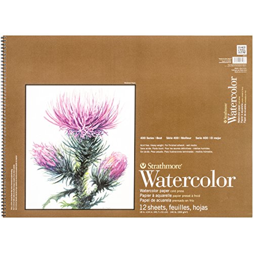 Strathmore watercolor spiral paper pad 18"x24"-12 sheets