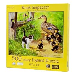 Duck Inspector 500 Piece Puzzle by Sunsout #51917