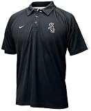 Chicago White Sox MLB Red Short Sleeve Mesh Nike-FIT Scorecard Polo Shirt By Nike Team Sports