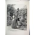 1891 PICKING BLACKBERRIES DEVONSHIRE LANE FAMILY PRINT
