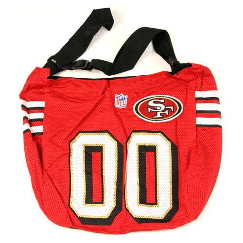 San Francisco 49ers NFL #00 Little Earth Jersey Tote Purse