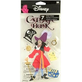Disney Movie 3-D Stickers: Captain Hook