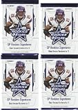 4 Packs of 2008 Leaf Rookies & Stars Football Cards HOBBY Packs (4 Pack Lot - 5 Cards/Pack) Possible Autographs & Memorabilia Cards!