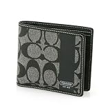 (コーチ)COACH 男女兼用 二つ折財布 ヘリテージ シグネチャー ストライプ F74083 SBWBK  並行輸入品 COACH 二つ折り財布