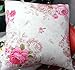 2PCS Luckyeeh Floral Rose Pillow Case Cover White 2 Pieces Per Order (PL102