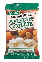 Liberty Orchards Aplets & Cotlets, Sugar-Free, 3.65-Ounce Packages (Pack of 12)
