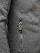 Doublju Mens Rider Hood Asymmetry Zip Up