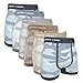 Mens Nylon Stretchable Seamless Boxer Briefs Underwear 6-Pack, Size M/L