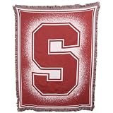 Stanford Cardinal Focus Woven Blanket Throw