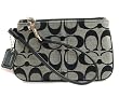 Coach Signature Wrist Case Bag for IPOD 42391 Black White