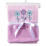 Luvable Friends Fleece Receiving Blanket - Pink by Luvable Friends