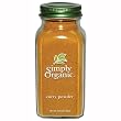 Simply Organic Curry Powder Certified Organic, 3-Ounce Bottles  (Pack of 3)