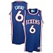 adidas Philadelphia 76ers #6 Julius Erving Royal Blue Soul Swingman Basketball Jersey