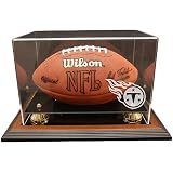 Caseworks Tennessee Titans Zenith Display Case With Gold Riser