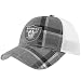 Reebok Oakland Raiders Gray-White Lathe Flex Fit Hat
