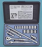 SIGNET(シグネット):(#812913B)3/8DR 19PC MM ソケットレンチセット 12719