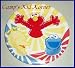 Sesame Street Birthday Party Dinner Size Plates - Big Bird Elmo & Cookie Monster