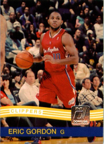 2010 / 2011 Donruss # 196 Eric Gordon Los Angeles Clippers NBA Trading Card- In Protective Screwdown Case!