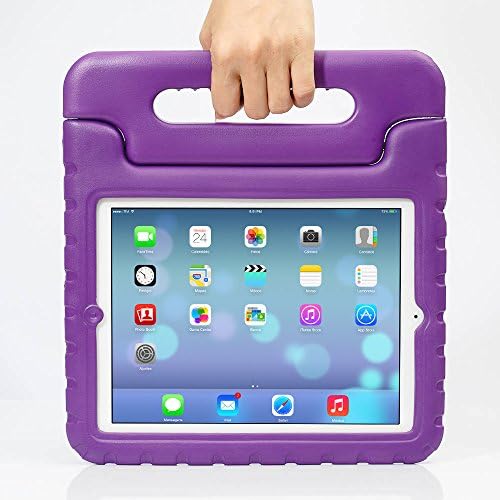 Apple Ipad 2/3/4 Case,IBOOS Kids Lightweight Protective Carrying Case With Handle&Stand,Foam Tech Series,Purple