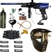 New Spyder PILOT ACS Blk/Blue Paintball Marker MEGA Set