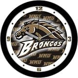 Western Michigan Broncos NCAA Dimension Wall Clock