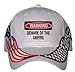 BEWARE OF THE UMPIRE USA Flag / Checker Racing Hat / Baseball Cap