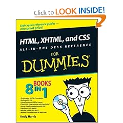 HTML, XHTML, and CSS All-in-One Desk Reference For Dummies