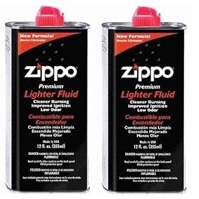 2 TINS OF ZIPPO FLUID 125ML UK DEL ONLY