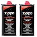 2 TINS OF ZIPPO FLUID 125ML UK DEL ONLY