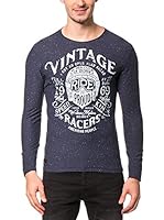 AMERICAN PEOPLE Camiseta Manga Larga Thomson (Azul Marino)