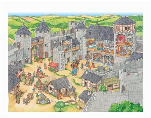 Childrens Toyshop  Spielwaren : Wieso? Weshalb? Warum? - Wir entdecken die Ritter, Puzzle auf zwei Ebenen, 28 Teile