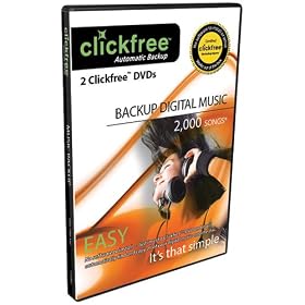 Clickfree Automatic Backup DVD Music Edition DVD200-2, 2-Pack