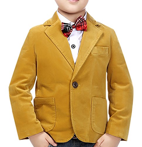 JiaYou Child Kid Boy Button Casual Blazer Jacket