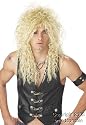 Men's 80s Blond Rock Star Costume Wig